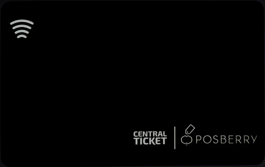 Tarjeta NFC de CentralTicket y Posberry
